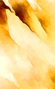 Soyut suluboya sanat eserleri. Fırça boyalı dijital resim. Renkli yaratıcı suluboya çizimi.