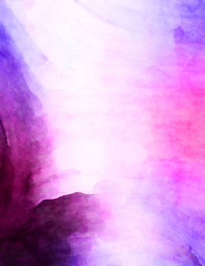 Soyut suluboya sanat eserleri. Fırça boyalı dijital resim. Renkli yaratıcı suluboya çizimi.