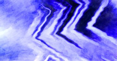 Soyut suluboya sanat eserleri. Fırça boyalı dijital resim. Renkli yaratıcı suluboya çizimi.