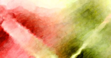 Soyut suluboya sanat eserleri. Fırça boyalı dijital resim. Renkli yaratıcı suluboya çizimi.