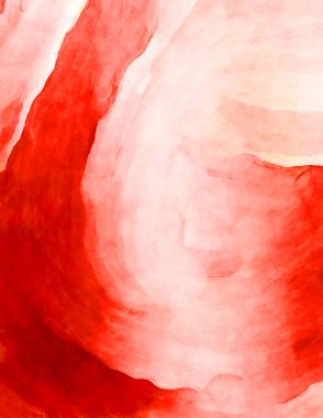 Soyut suluboya sanat eserleri. Fırça boyalı dijital resim. Renkli yaratıcı suluboya çizimi.