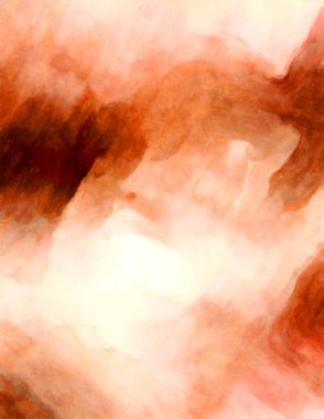 Soyut suluboya sanat eserleri. Fırça boyalı dijital resim. Renkli yaratıcı suluboya çizimi.