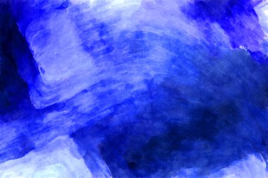 Soyut suluboya sanat eserleri. Fırça boyalı dijital resim. Renkli yaratıcı suluboya çizimi.