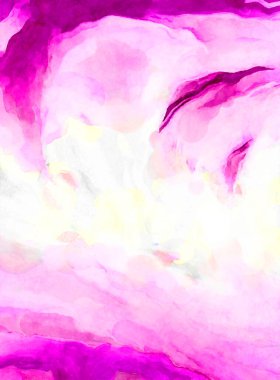 Soyut suluboya sanat eserleri. Fırça boyalı dijital resim. Renkli yaratıcı suluboya çizimi.