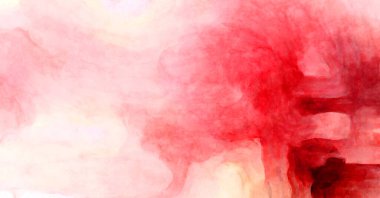 Soyut suluboya sanat eserleri. Fırça boyalı dijital resim. Renkli yaratıcı suluboya çizimi.