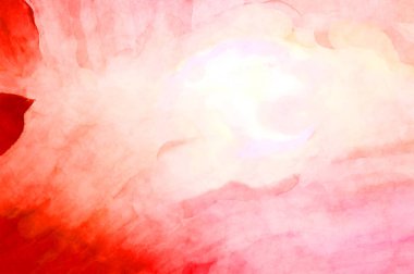 Soyut suluboya sanat eserleri. Fırça boyalı dijital resim. Renkli yaratıcı suluboya çizimi.