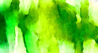 Soyut suluboya sanat eserleri. Fırça boyalı dijital resim. Renkli yaratıcı suluboya çizimi.