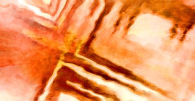 Soyut suluboya sanat eserleri. Fırça boyalı dijital resim. Renkli yaratıcı suluboya çizimi.