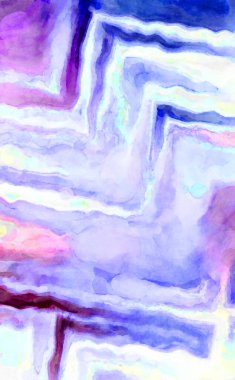 Soyut suluboya sanat eserleri. Fırça boyalı dijital resim. Renkli yaratıcı suluboya çizimi.