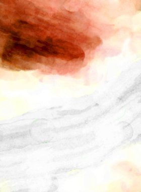 Soyut suluboya sanat eserleri. Fırça boyalı dijital resim. Renkli yaratıcı suluboya çizimi.