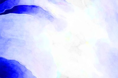 Soyut suluboya sanat eserleri. Fırça boyalı dijital resim. Renkli yaratıcı suluboya çizimi.