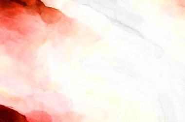 Soyut suluboya sanat eserleri. Fırça boyalı dijital resim. Renkli yaratıcı suluboya çizimi.