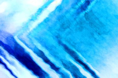 Soyut suluboya sanat eserleri. Fırça boyalı dijital resim. Renkli yaratıcı suluboya çizimi.