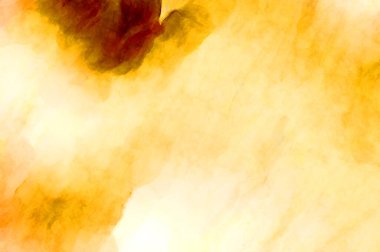 Soyut suluboya sanat eserleri. Fırça boyalı dijital resim. Renkli yaratıcı suluboya çizimi.