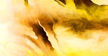 Soyut suluboya sanat eserleri. Fırça boyalı dijital resim. Renkli yaratıcı suluboya çizimi.