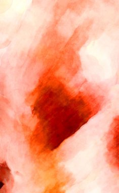 Soyut suluboya sanat eserleri. Fırça boyalı dijital resim. Renkli yaratıcı suluboya çizimi.