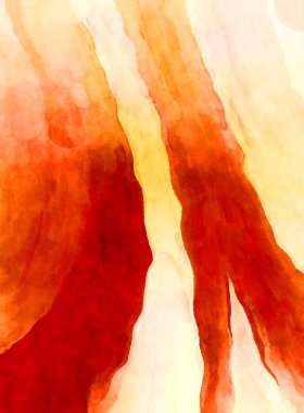 Soyut suluboya sanat eserleri. Fırça boyalı dijital resim. Renkli yaratıcı suluboya çizimi.