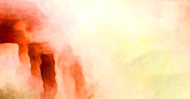 Soyut suluboya sanat eserleri. Fırça boyalı dijital resim. Renkli yaratıcı suluboya çizimi.