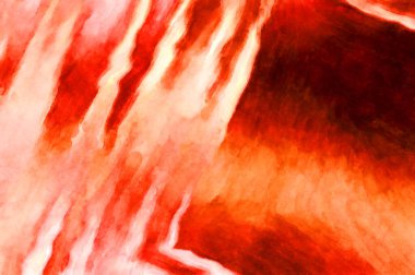 Soyut suluboya sanat eserleri. Fırça boyalı dijital resim. Renkli yaratıcı suluboya çizimi.