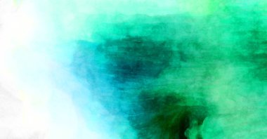 Soyut suluboya sanat eserleri. Fırça boyalı dijital resim. Renkli yaratıcı suluboya çizimi.