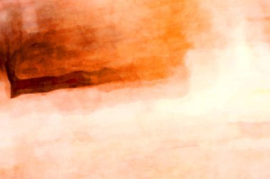 Soyut suluboya sanat eserleri. Fırça boyalı dijital resim. Renkli yaratıcı suluboya çizimi.