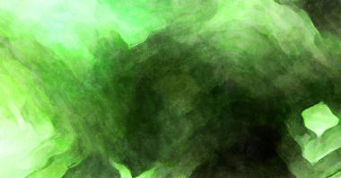 Soyut suluboya sanat eserleri. Fırça boyalı dijital resim. Renkli yaratıcı suluboya çizimi.