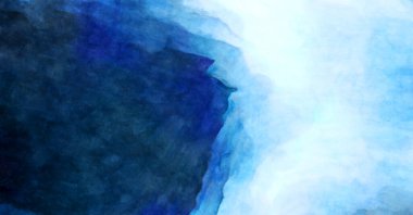 Soyut suluboya sanat eserleri. Fırça boyalı dijital resim. Renkli yaratıcı suluboya çizimi.