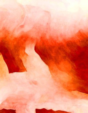 Soyut suluboya sanat eserleri. Fırça boyalı dijital resim. Renkli yaratıcı suluboya çizimi.