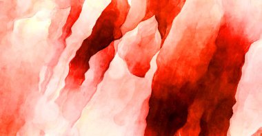 Soyut suluboya sanat eserleri. Fırça boyalı dijital resim. Renkli yaratıcı suluboya çizimi.