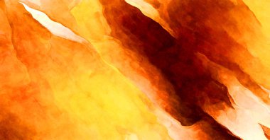 Soyut suluboya sanat eserleri. Fırça boyalı dijital resim. Renkli yaratıcı suluboya çizimi.