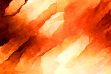 Soyut suluboya sanat eserleri. Fırça boyalı dijital resim. Renkli yaratıcı suluboya çizimi.