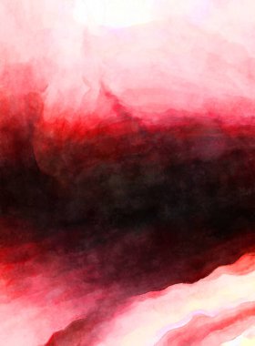 Soyut suluboya sanat eserleri. Fırça boyalı dijital resim. Renkli yaratıcı suluboya çizimi.