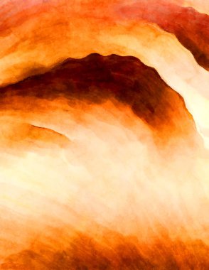 Soyut suluboya sanat eserleri. Fırça boyalı dijital resim. Renkli yaratıcı suluboya çizimi.