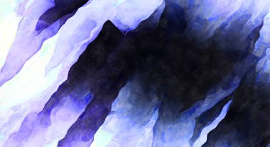 Soyut suluboya sanat eserleri. Fırça boyalı dijital resim. Renkli yaratıcı suluboya çizimi.