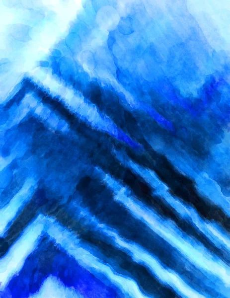 Obra Arte Expressiva Aquarela Abstrata Pincel Pintado Pintura Arte Digital — Fotografia de Stock