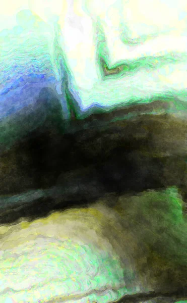 Expressief Abstract Aquarel Kunstwerk Borstel Geschilderd Digitale Kunst Schilderen Kleurrijke — Stockfoto