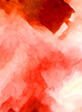 Soyut suluboya sanat eserleri. Fırça boyalı dijital resim. Renkli yaratıcı suluboya çizimi.