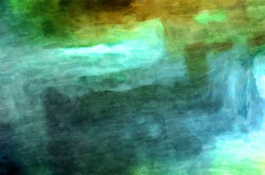 Soyut suluboya sanat eserleri. Fırça boyalı dijital resim. Renkli yaratıcı suluboya çizimi.