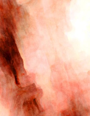 Soyut suluboya sanat eserleri. Fırça boyalı dijital resim. Renkli yaratıcı suluboya çizimi.