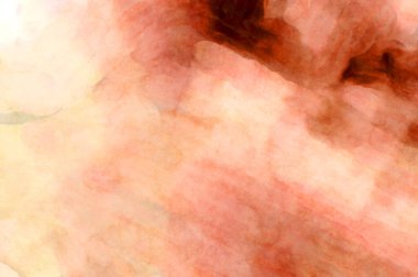 Soyut suluboya sanat eserleri. Fırça boyalı dijital resim. Renkli yaratıcı suluboya çizimi.