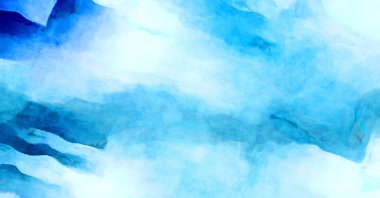 Soyut suluboya sanat eserleri. Fırça boyalı dijital resim. Renkli yaratıcı suluboya çizimi.