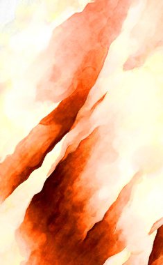 Soyut suluboya sanat eserleri. Fırça boyalı dijital resim. Renkli yaratıcı suluboya çizimi.