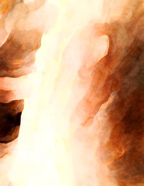 Soyut suluboya sanat eserleri. Fırça boyalı dijital resim. Renkli yaratıcı suluboya çizimi.