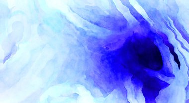 Soyut suluboya sanat eserleri. Fırça boyalı dijital resim. Renkli yaratıcı suluboya çizimi.