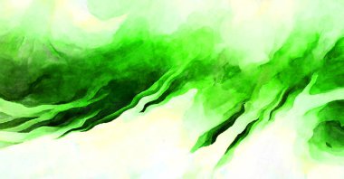 Soyut suluboya sanat eserleri. Fırça boyalı dijital resim. Renkli yaratıcı suluboya çizimi.