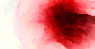 Soyut suluboya sanat eserleri. Fırça boyalı dijital resim. Renkli yaratıcı suluboya çizimi.