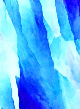 Soyut suluboya sanat eserleri. Fırça boyalı dijital resim. Renkli yaratıcı suluboya çizimi.