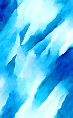 Soyut suluboya sanat eserleri. Fırça boyalı dijital resim. Renkli yaratıcı suluboya çizimi.