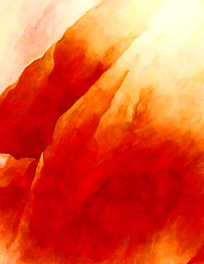 Soyut suluboya sanat eserleri. Fırça boyalı dijital resim. Renkli yaratıcı suluboya çizimi.