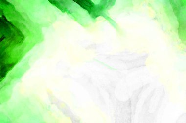 Soyut suluboya sanat eserleri. Fırça boyalı dijital resim. Renkli yaratıcı suluboya çizimi.